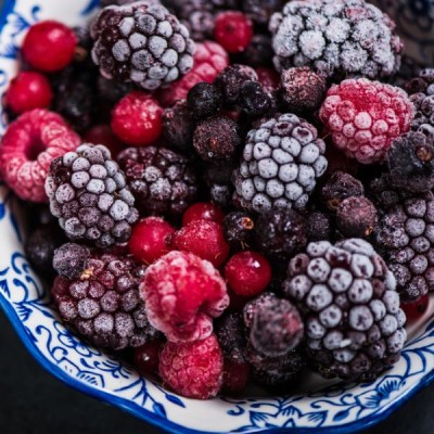 Hỗn hợp ba quả mọng đông lạnh hữu cơ